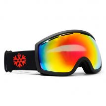 Ivol  Skibril  Zwart  Rood spiegelglas  Zwart