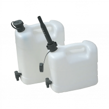 Travellife  jerrycan luxe met tuit/kraan 10L  Wit