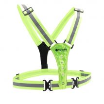 Forzafit  Reflecterend Geel Hardloopvest Ledverlichting  Geel