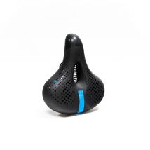 Voltano  Gel Flow Fietszadel Met Uitsparing  Blauw