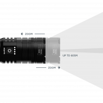 XTorm Flashlight Powerbank  Zwart