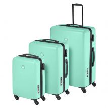 Princess Traveller  PT01 Set  Driedelige kofferset  SML  Zeegroen