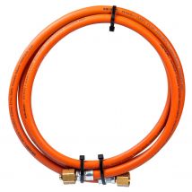 Sievert  propaanslang  2 m  Ø4 mm  3/8" LH  Oranje