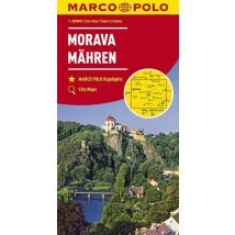Marco Polo wegenkaart Tsjechie Moravie
