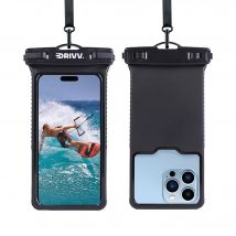 Drivv.  Waterdicht Telefoonhoesje  Hardcase  Zwart