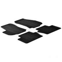 Gledring Opel Zafira B 2005-2011  Rubbermatten  Zwart