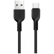 Hoco   USB A naar USB C Kabel  2 Meter  Zwart