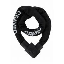 Craved  Kettingslot Iron ART3  110cm  Zwart