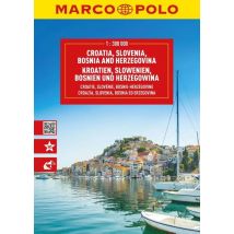 Marco Polo wegenatlas Kroatië, Slovenië, Bosnië