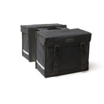 New Looxs  Dubbele Fietstas Canvasbag Camping  Zwart
