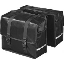 Proplus  Fietstas Dubbel  40 L  Zwart