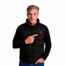 Wahrm  Infrarood Verwarmde Bodywarmer- Heren  Zwart