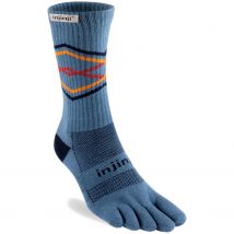 Injinji  Trail Midweight Crew  sokken  Blauw-Grijs