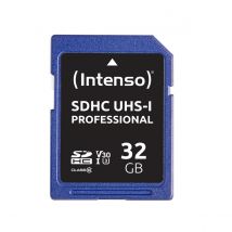 Intenso  SDHC kaart Professional  32GB  Blauw