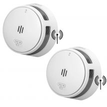 Savs  S10-W Koppelbare rookmelder  2-pack  Wit