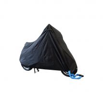 DS COVERS  CUP scooterhoes  L  Zonder Windscherm  Zwart