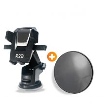 R2B  Telefoonhouder Auto Zuignap met Dashboard Pad  Zwart