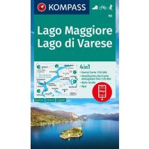 Kompass wandelkaart 90 Lago Maggiore