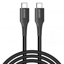 Accezz  USB-C naar USB-C kabel 2 meter  Zwart