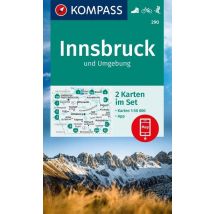 Kompass wandelkaart 290 Inssbruck