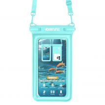 Drivv.  Waterdicht Telefoonhoesje  6.8" Blauw  Cyaan