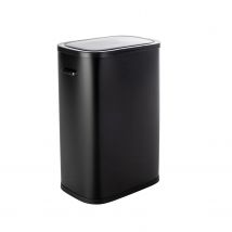 Qlt No Less  QLT Push Prullenbak  55 Liter  Zwart