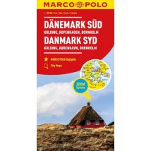 Marco Polo wegenkaart Denemarken zuid
