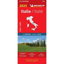 Michelin  wegenkaart 735 Italië 2025  Diversen