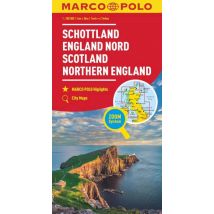 Marco Polo wegenkaart Schotland - Noord Engeland