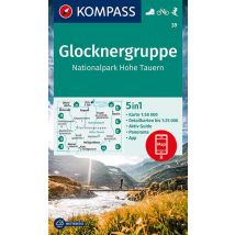 Kompass Wandelkaart 39 Glocknergruppe