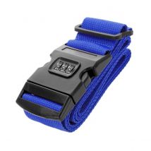 Thousandtravelmiles  Kofferriem met Cijferslot  180*5cm  Blauw  Blauw