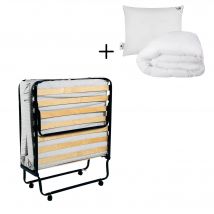 Troonz  Opklapbed Deluxe  90 x 200 cm  Set  Zwart