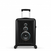 Stickercase   Handbagage Koffer  54cm  Zwart