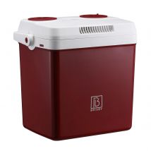 Brisby   Elektrische Koelbox  25L  12V/230V  Rood