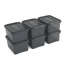 Curver  Handy+ Opbergbox  6 stuks van 15L  Gray