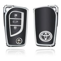 Dutch Shield  Sleutelhoesje  Toyota zwart C3  Black-Silver
