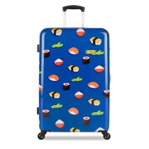 Bhppy  Print  Reiskoffer  76cm  Donker Blauw