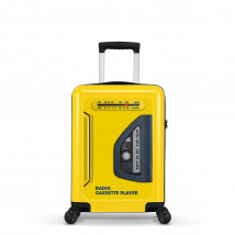 Stickercase   Handbagage Koffer  54cm  Geel