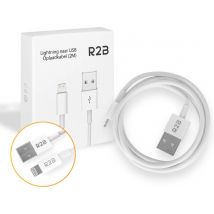 R2B  USB-A naar Lightning Kabel  2 Meter  Wit