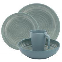 Eurotrail  Serviesset Denia 16-delig  Blauw