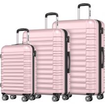 Trvlmore  Kofferset  3 Delig  38L  Lichtroze