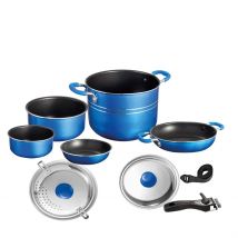 Brunner  Skipper Pannenset 8+1 Ø 20 Cm  Blauw