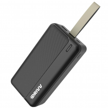 Drivv.  Powerbank 30.000 mAh  22.5w Snellader  Zwart