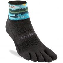 Injinji  Trail Midweight Mini-Crew  sokken  Blauw-Grijs