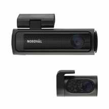 Nordväl  DC202-2CH Dashcam 4K 128GB  Zwart