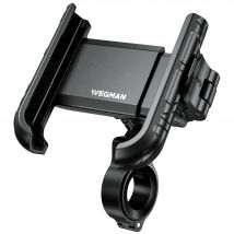 Wegman  Telefoonhouder Fiets met Snelsluit klem  Zwart