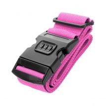 Thousandtravelmiles  Kofferriem met Cijferslot  180*5cm  Roze  Roze