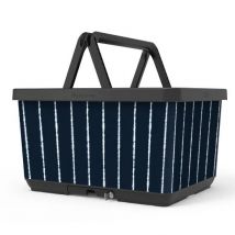 The Basky Company  Fietsmand Basky Tye Dye  Donker Blauw