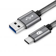Drivv.  USB naar USB-C Kabel  1 meter  Gray