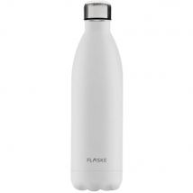 Flaske  1 liter  RVS Drinkfles  Wit